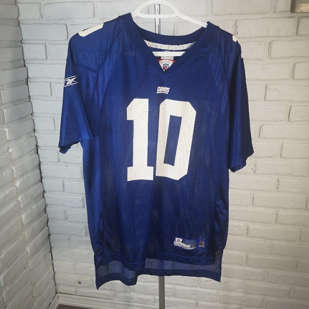 Reebok NFL Youth's Size XL (18-20) #10 Eli Manning NY Giants Jersey